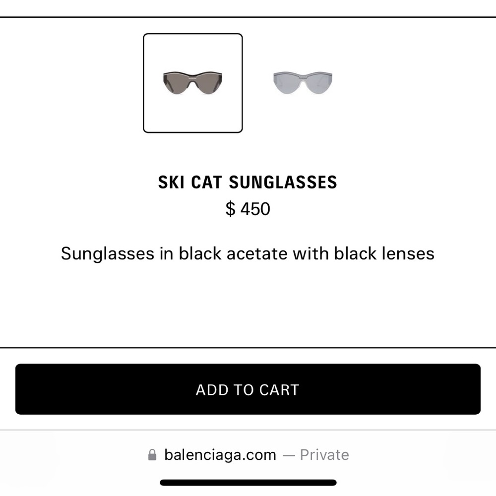 New without tag. Absolutely FIRE 🔥🔥🔥 BALENCIAGA shades. Honestly very flashy.